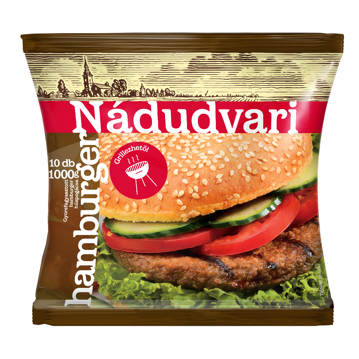 Nádudvari hamburger 1000g